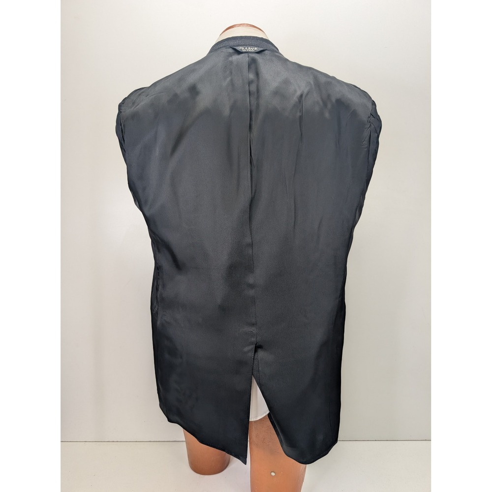 Jos A Bank Gray 100% Wool Suit Two Piece Mens 42R Regular Fit Dress Work - Picture 9 of 11